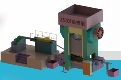 熱模鍛壓力機(jī)與步進(jìn)梁鍛造機(jī)械手完美搭配，實(shí)